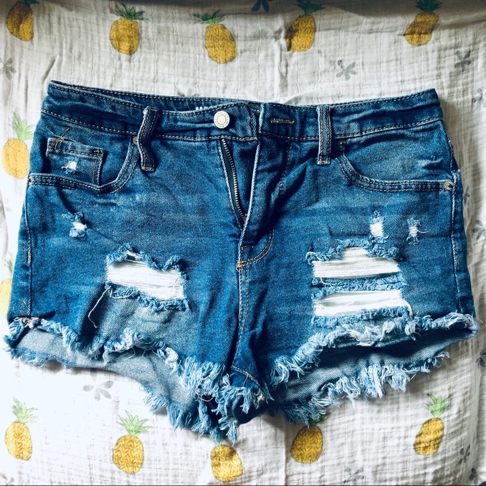 Mossimo Supply Co. High-waisted Denim Shorts
